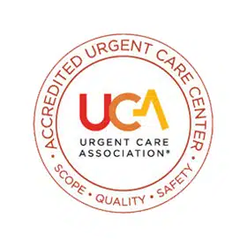 Accredited Urgent Care Center by Urgent Care Association logo