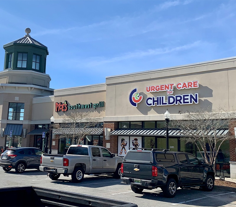 Exterior of Urgent Care for Children in Auburn-Opelika, Alabama