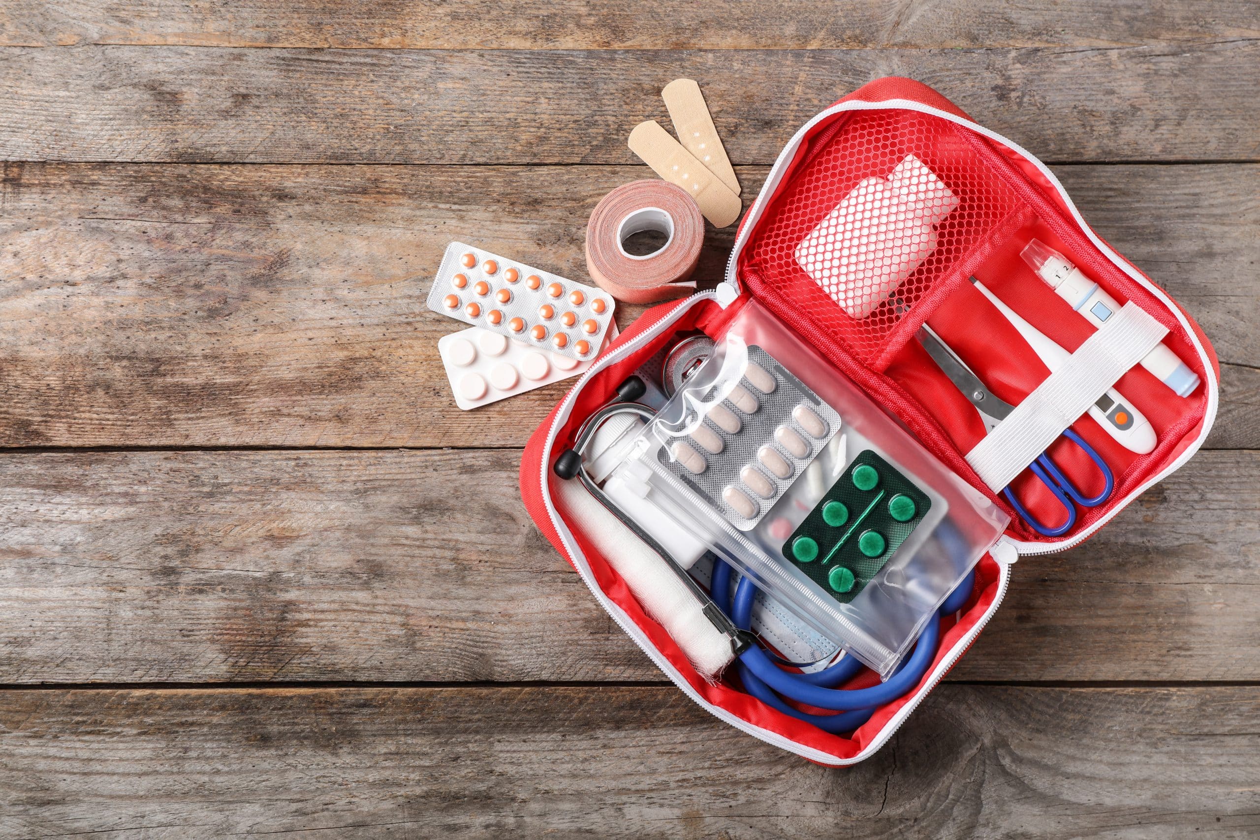 First aid kit from Urgent Care for Children